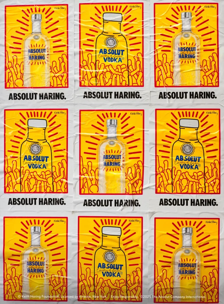 « L’art est pour tout le monde » : Absolut ravive la vision de la liberté créative de Keith Haring
